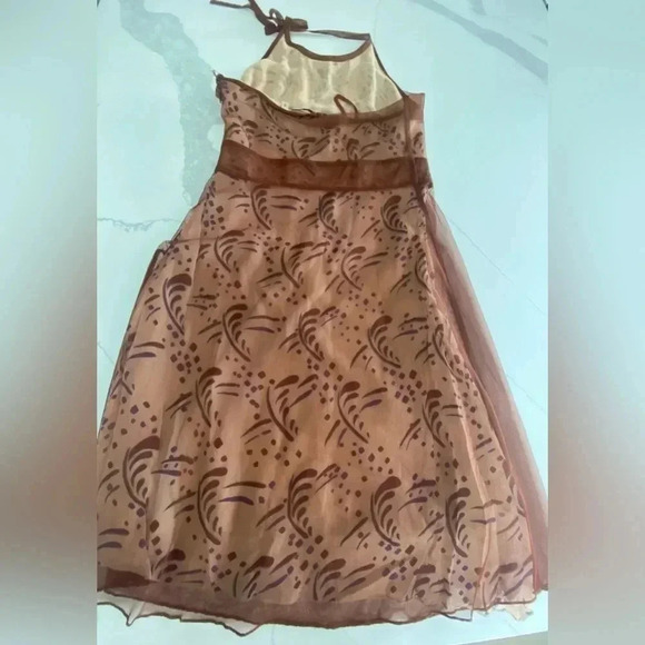 Free People Women’s Layered Lace Sleeveless Backless Halter Mini Dress Small EUC - Picture 6 of 15